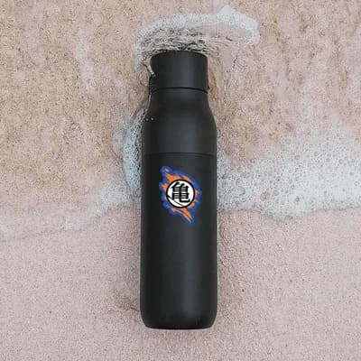Goku Logo Sticker waterproof vinyl decal for laptop, bike, car & bottle
