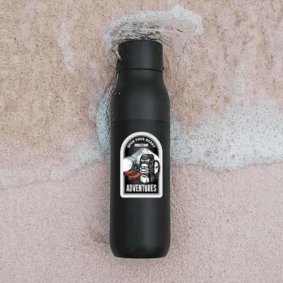 New Adventures Sticker waterproof vinyl decal for laptop, bike, car & bottle