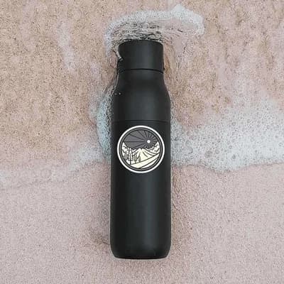 Night Mountain Sticker waterproof vinyl decal for laptop, bike, car & bottle