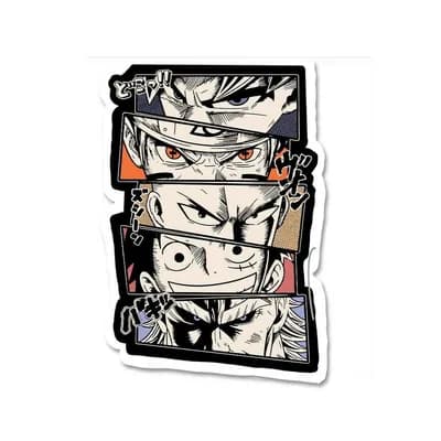 Anime Artwork Sticker waterproof vinyl decal for laptop, bike, car & bottle