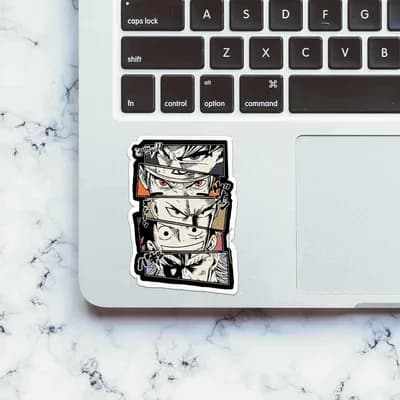 Anime Artwork Sticker waterproof vinyl decal for laptop, bike, car & bottle