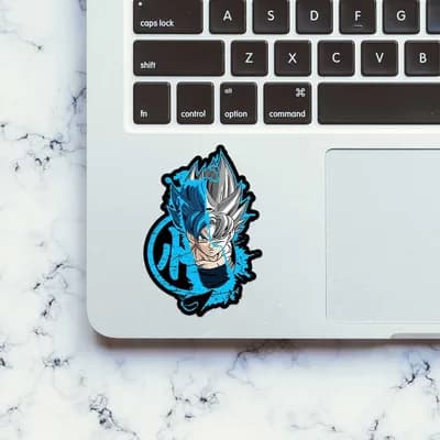 Goku Ultra Sticker waterproof vinyl decal for laptop, bike, car & bottle
