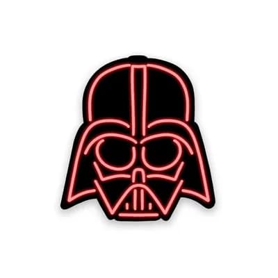 Neon Darth Vader Sticker waterproof vinyl decal for laptop, bike, car & bottle