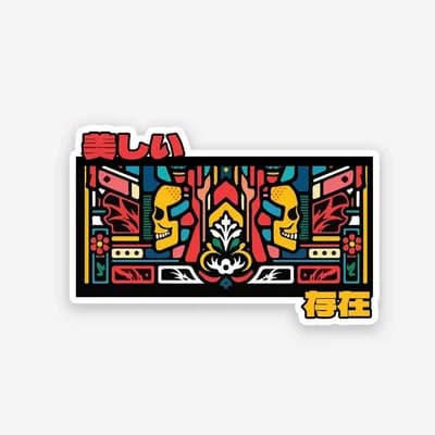 Graffiti sticker waterproof vinyl decal for laptop, bike, car & bottle