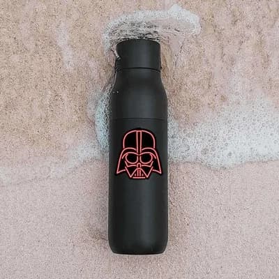 Neon Darth Vader Sticker waterproof vinyl decal for laptop, bike, car & bottle