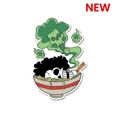 One piece 1 Sticker waterproof vinyl decal for laptop, bike, car & bottle