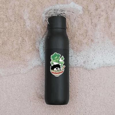 One piece 1 Sticker waterproof vinyl decal for laptop, bike, car & bottle