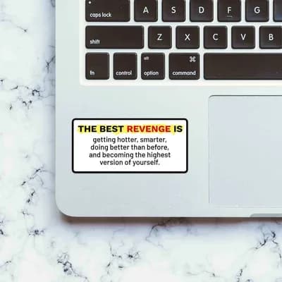 Getting Hotter, Smarter Sticker waterproof vinyl decal for laptop, bike, car & bottle