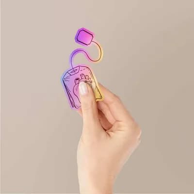 Heart Holographic Stickers waterproof vinyl decal for laptop, bike, car & bottle