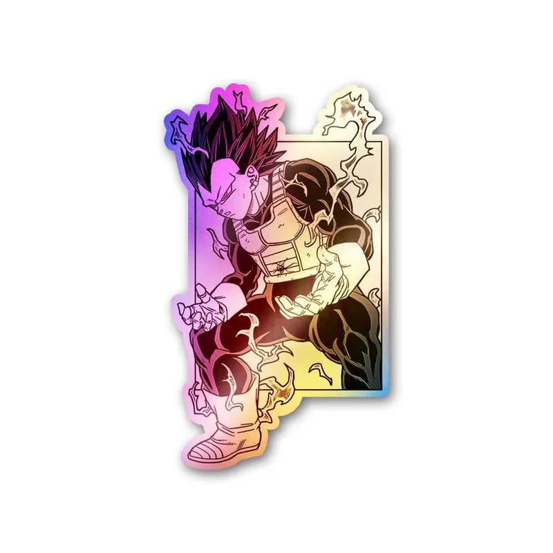 Vegeta Holographic Sticker