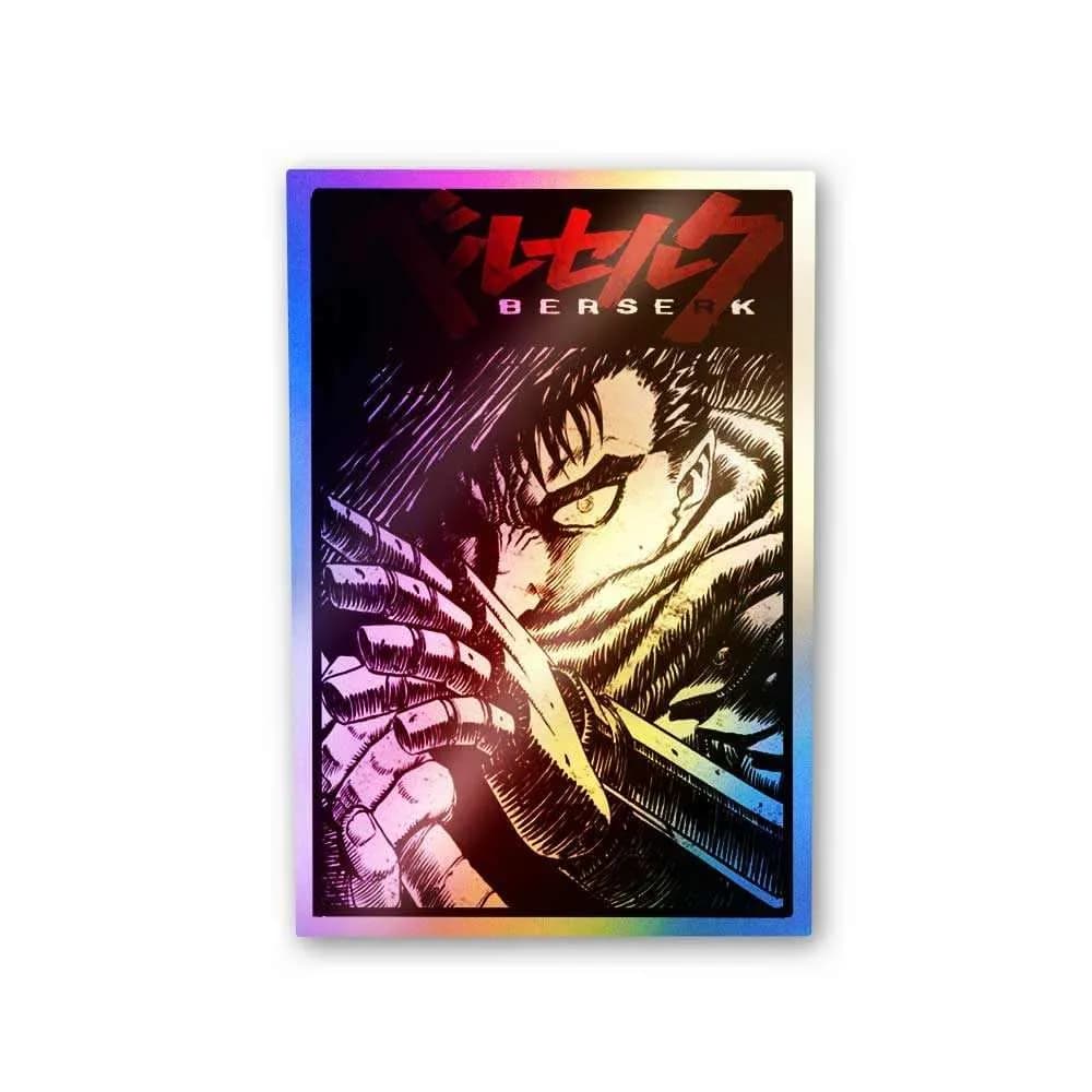 Beserk Holographic Stickers waterproof vinyl decal for laptop, bike, car & bottle