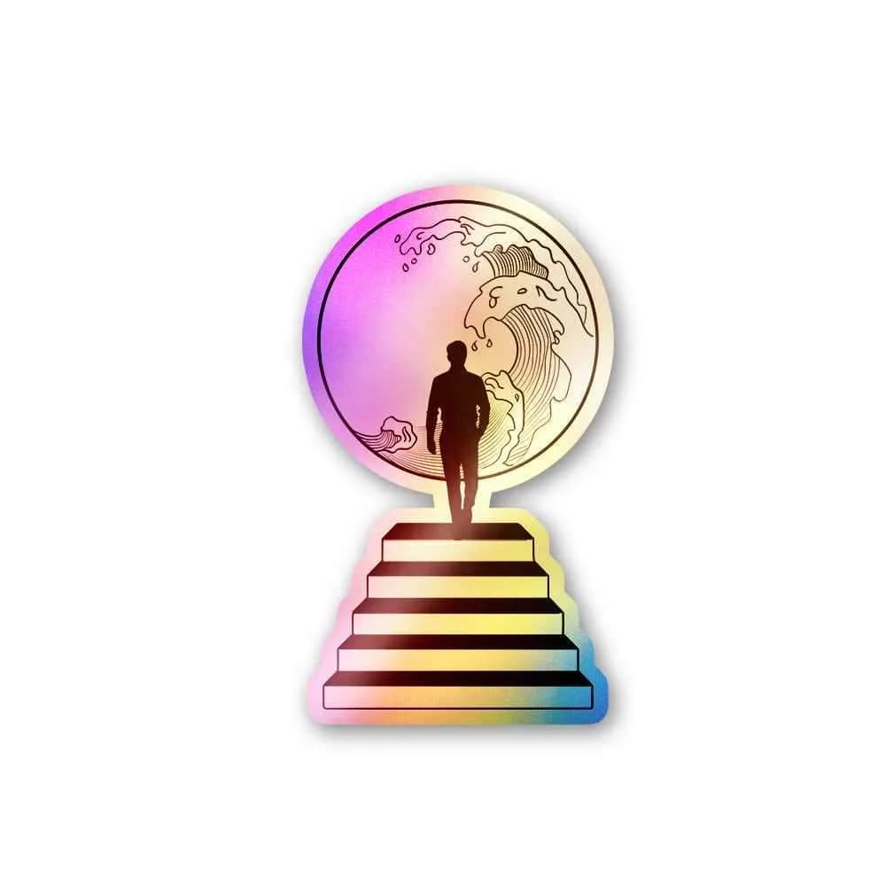 Succes Holographic Stickers waterproof vinyl decal for laptop, bike, car & bottle