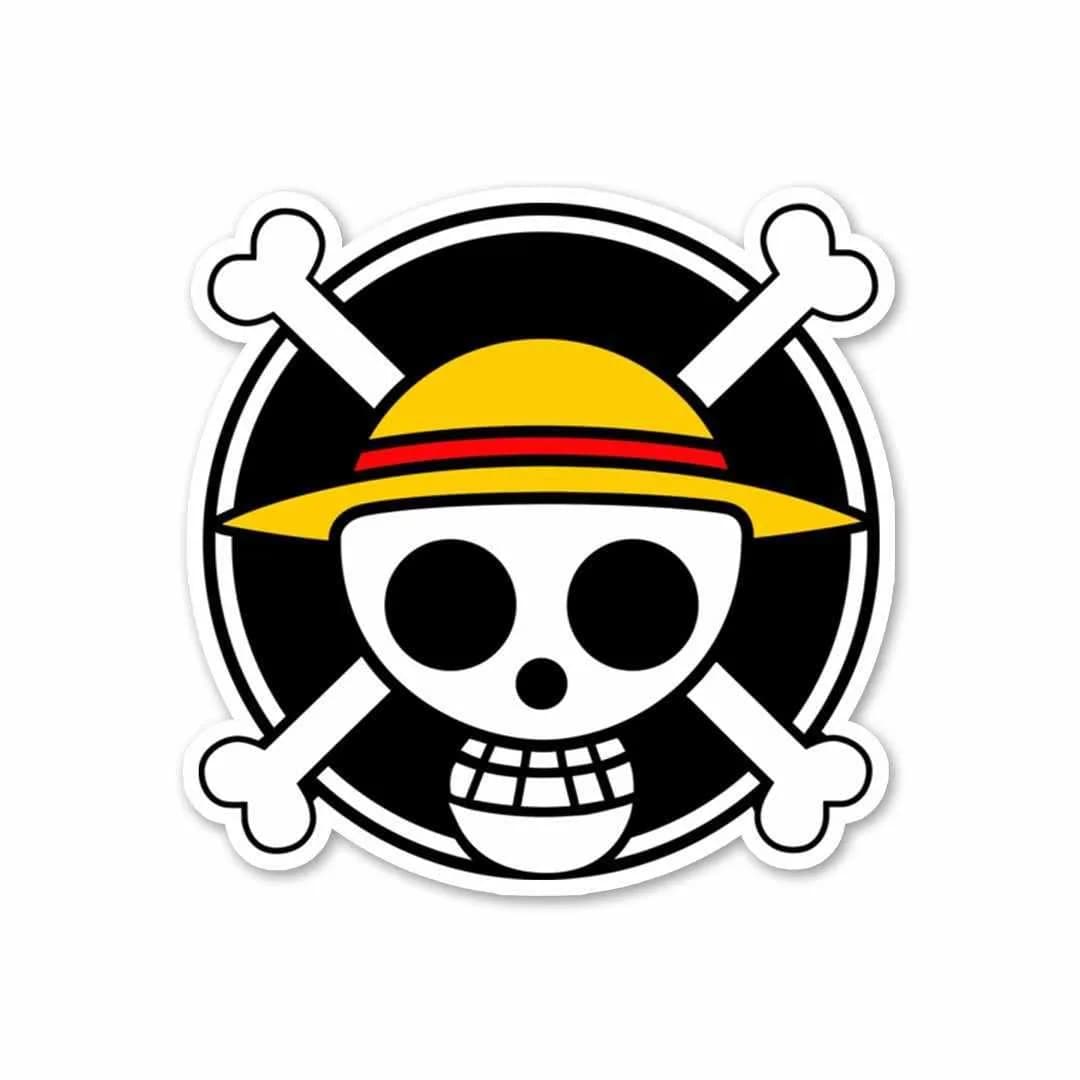 One piece logo Sticker waterproof vinyl decal for laptop, bike, car & bottle