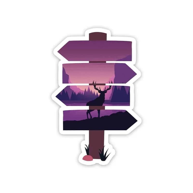 Travel the world Sticker